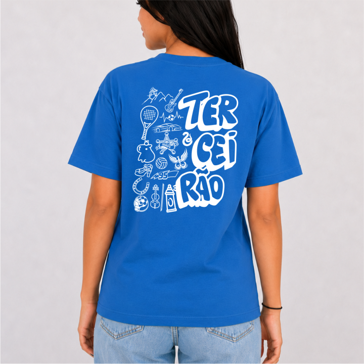 Camisa Terceirão Azul Personalizada