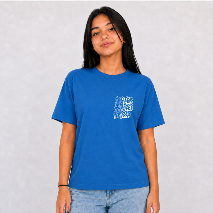 Camisa Terceirão Azul Personalizada