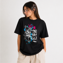 Camisa Coruja Graffiti Personalizada